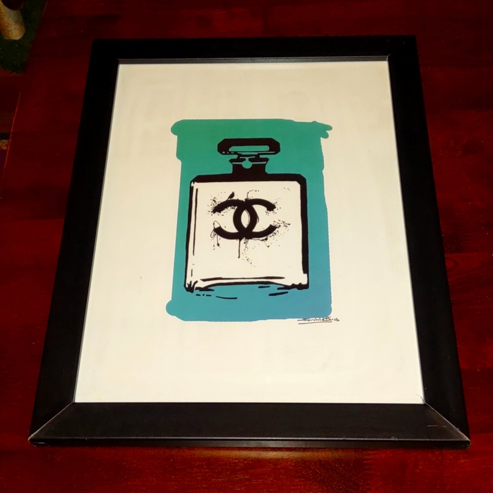 Fairchild Paris Vintage Chanel Bottle Wall Art